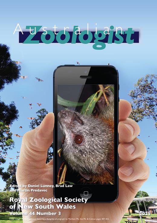 Issue Information | Australian Zoologist